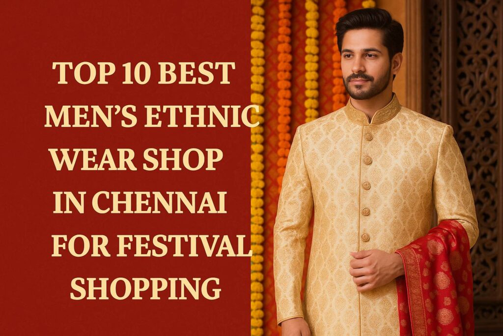 best men's ethnic wear shop in Chennai